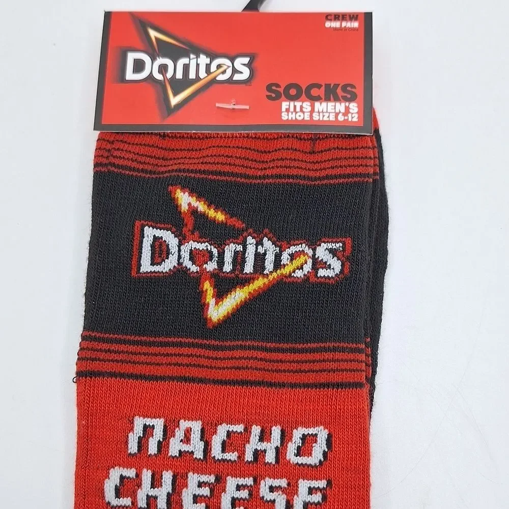 Doritos nacho cheese crew socks